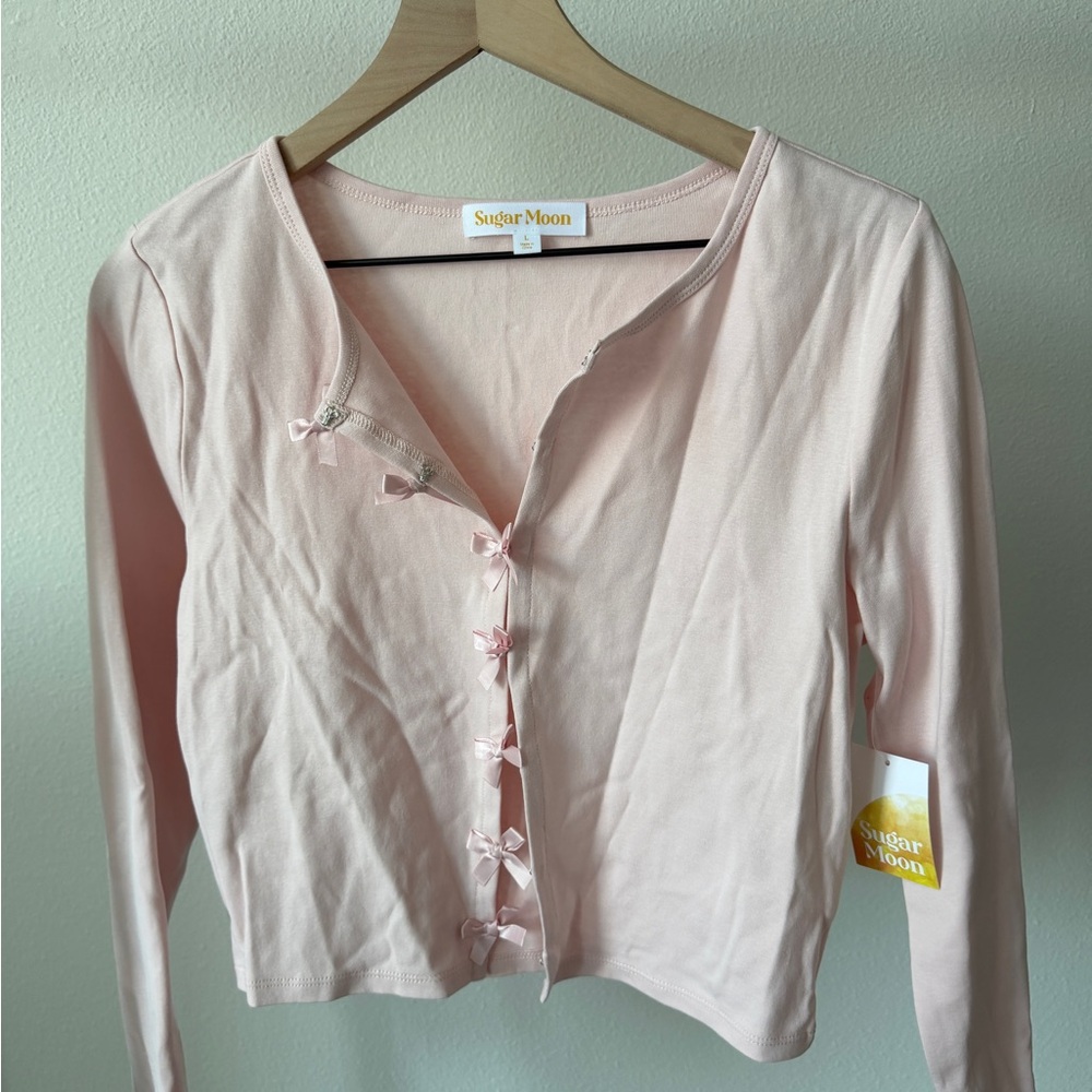 Sugar Moon Pink Cardigan